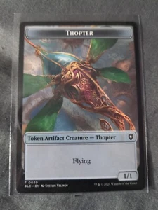 MTG Commander BLB TOKEN Goblin #0021 Thopter #0039 - Foto 1 di 2