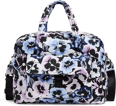 Vera Bradley Women's Cotton Utility Travel Bag Flower - Recycled Cotton One Size - Image 1 of 4