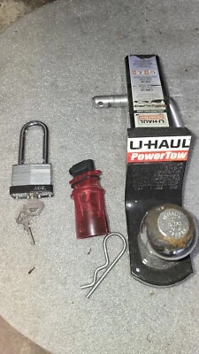 UHAUL Tesla Tow Trailer Power Hitch 2" Ball Receiver Security Lock U-haul Tow - Image 1 of 4