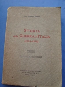 Oddone Storia Della Guerra D'Italia 1915/1918 Apollonio, Brescia 1926 - Picture 1 of 1