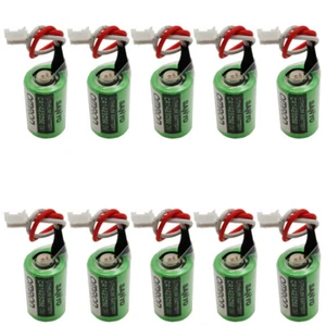 10pcs FOR OMRON CJ1W-BAT01 Li-Ion Battery 3V PLC CP1H CP1L CR14250SE-R Brand NEW - Picture 1 of 3