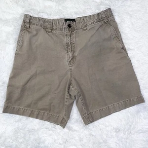 EDDIE BAUER pantaloncino uomo cotone marrone piatto davanti 36 - Foto 1 di 10