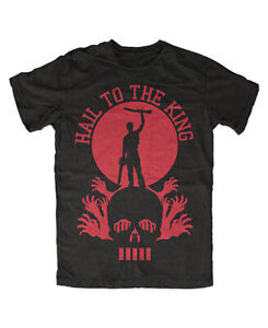 Hail to the King T-Shirt Army,Kult,Movie,Evil,Dead,Boomstick,Ash,Horror,Darkness