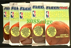 (5)1993-94 FLEER SERIES 2 NBA FACTORY SEALED PACKS: JORDAN/BIRD LIVING LEGENDS ? - Picture 1 of 2