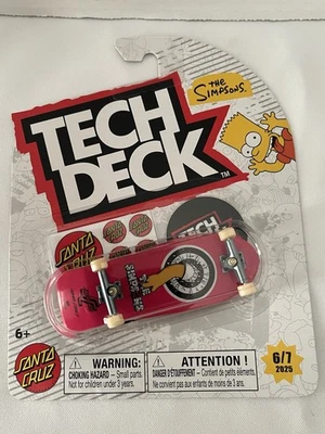 Tech Deck 2025 Santa Cruz Simpsons 6/7 - Homer Series Pink - image 1 of 3