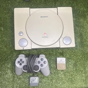 Console Playstation PS1 SCPH-9001 testata con controller, memoria. NO CAVI INCL - Foto 1 di 8