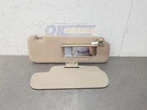 06 2006 LEXUS LX470 SUN VISOR SET BEIGE ILLUMINATED RIGHT PASSENGER - Picture 1 of 12