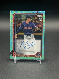 2025 Topps Chrome Nick Sogard RC Aqua Wave Auto /199 #RA-NSO Autograph Rookie - Picture 1 of 2