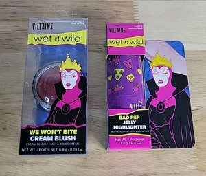 Nuevo Juego de 2 iluminadores Wet N Wild Disney Villains Evil Queen Blush - Imagen 1 de 8