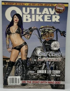 2015 Outlaw Biker Motorcycle Magazine Issue 204 Adult Content - Imagen 1 de 2