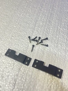 Genuine Pioneer PL-512 Turntable Part - Dust Cover Lower Hinges With Screws - Picture 1 of 3