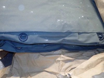 Telone militare in tela + 5 X 5 m imballato 1976 camion d'epoca MAN 630 L2AE - Immagine 1 di 4