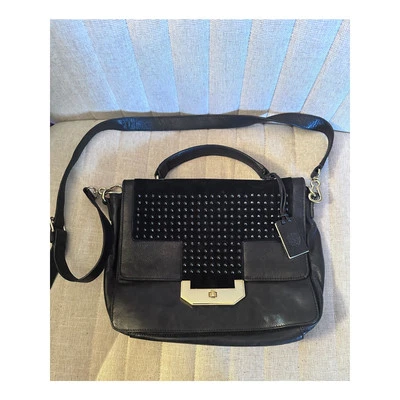 BOLSO DE MANO BANDOLERA VINCE CAMUTO GAMUZA/CUERO TABLET MENSAJERO Foto 1 de 4