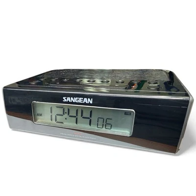 Sangean RCR5 FM AM Digital Clock Radio Dual Alarm New Open Box Tested - Image 1 of 4