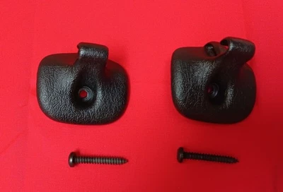 Chrysler Sebring 1996-2006 convertible parasol clips par OEM negro Foto 1 de 3