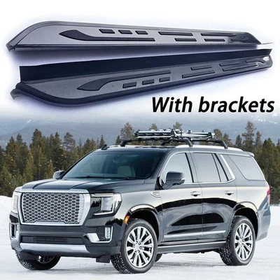 Aluminium Running Board Side Steps Pedal Nerf Bar Fits for GMC Yukon 2021-2025 - Image 1 of 4