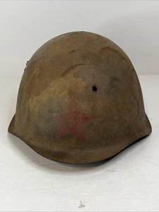 Helmet Steel SSh 40 WWII Style Original Russian Military Soviet Army WW2? - Picture 1 of 16