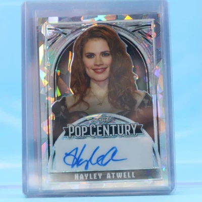 HAYLEY ATWELL 2024 Leaf Pop Century #9/10 Autograph SEXY ACTRESS "AGENT CARTER" - Image 1 of 2