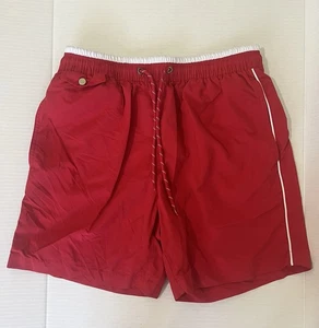 Murano Swimwear Men’s Red Swim Trunks Size Medium - Picture 1 of 12