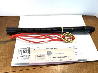 Peripole Angel Soprano Halo Recorder Model PB6000 With Blue Case & Hanging Cord - Image 1 of 4