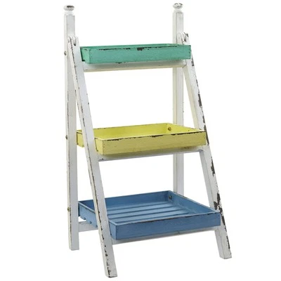 Nearly Natural 26.5in. Farmhouse Decorative Plant Display Stand - Изображение 1 из 4