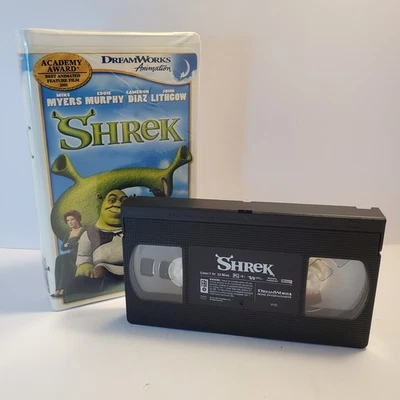 Shrek VHS 2001 Animation Extended Ending DreamWorks Academy Award - Image 1 of 4