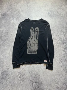 Camicia vintage vera religione manica lunga taglia XL Y2K oppio - Foto 1 di 16