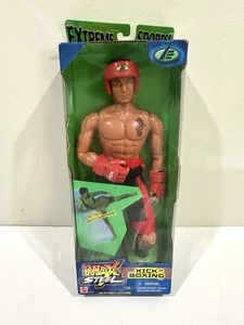Vintage NUOVO Max Steel Mattel Kick Boxing Action Figure Doll 12" Nuovo con scatola 2001 Sigillato - Foto 1 di 2