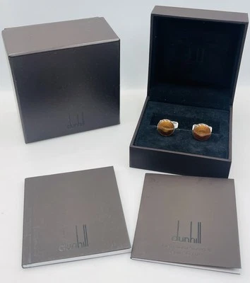 Gemelos de lente de lámparas de coche esmaltadas en plata de ley Dunhill Foto 1 de 4