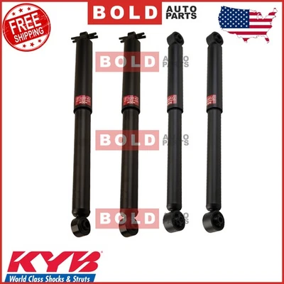KYB Set of 4 Shocks Kit FRONT & REAR For Chevy Silverado K1500 GMC K1500 4X4 4WD - Image 1 of 4