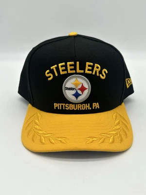 Gorra ajustable Los Angeles Rams New Era 940 M-Crown Draft Snapback negra azul Foto 1 de 4