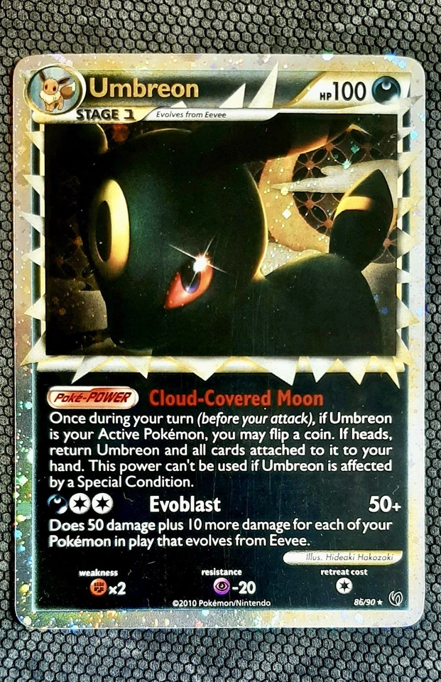 Umbreon (Prime) - HGSS: Undaunted Holo Ultra Rare 86/90 (2010) Pokémon TCG - Image 1 of 4