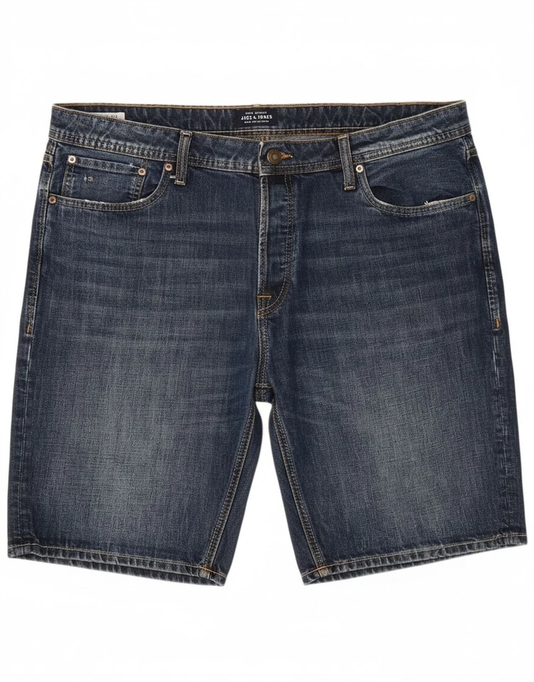 Pantalones Cortos Denim JACK & JONES Para Hombres Calce Regular 2XL W42 Azul Marino Algodón DZ28 Foto 1 de 4