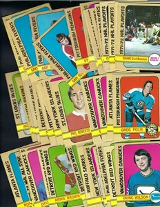 1973-74 TOPPS HOCKEY CARD LOT X 52 ASST NICE COLOR, PICTURE, GLOSS..KURTENBACH, - Picture 1 of 6