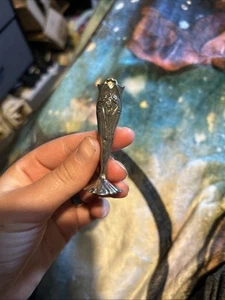 Miniature White Metal Art Nouveau Vase - Picture 1 of 15