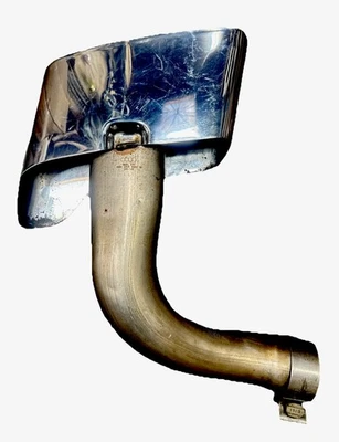 Audi Q7 2017 2024 escape trasero derecho silenciador punta tubo de escape 4M0 253 682 OEM limpio Foto 1 de 4