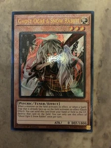 Yugioh! TCG - Ghost Ogre & Snow Rabbit - Prismatic Ultimate Rare - RA04-EN015 - Picture 1 of 2