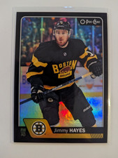 2016-17 O PEE CHEE BLACK RAINBOW FOIL /100 Jimmy Hayes Boston Bruins #371