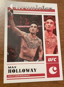 Max Holloway 2023 Panini UFC Chronicles Base Card Featherweight #14