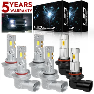 For Chevy Avalanche 2002-2005 6000K LED Headlight Fog Light Bulbs Combo Kit M11 - Bild 1 von 15