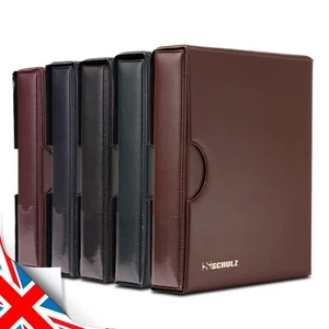 * Klassisches SCHULZ MÜNZALBUM - 221 Münzen 10 Seiten Taschen 25x25 35x35 45x45mm ETUI - Bild 1 von 22