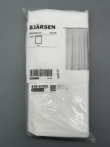 IKEA BJÄRSEN Duschvorhang weiß 180x200 cm - Bild 1 von 2