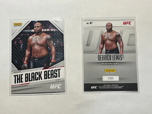 DERRICK LEWIS 2021 Panini Instant UFC Nicknames 1/325 "THE BLACK BEAST" - Picture 1 of 3