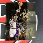 Larry Johnson Autographed New York Knicks Signed 8X10 Photo Steiner Cx