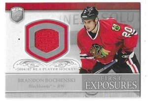 2006-07 Be a Player Brandon Bochenski First Expositions Event Camiseta Desgastada Plegada - Imagen 1 de 2