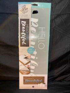 Plaid Folkart Sign Shop Mesh Stencils- Hello Beautiful - NEW - Picture 1 of 13