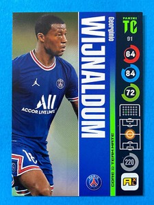 Panini Adrenalyn Top Class 2022 No. 91 Georginio Wijnaldum (Paris Saint-Germain)