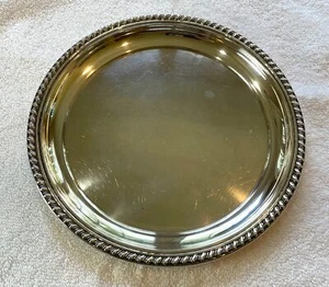 Cartier Sterling Silver Gadroon Plate 8" - Picture 1 of 6