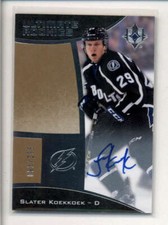 SLATER KOEKKOEK 2015/16 UPPER DECK ULTIMATE ROOKIE AUTOGRAPH AUTO #/299 AK1232