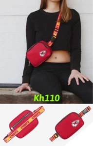 Kansas City Chiefs NFL Wordmark Crossbody Belt Bag - Picture 1 of 8